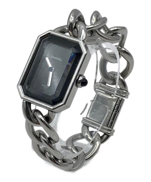 CHANEL（シャネル）CHANEL (シャネル) プルミエール チェーン　リストウォッチ ブラックの古着・服飾アイテム