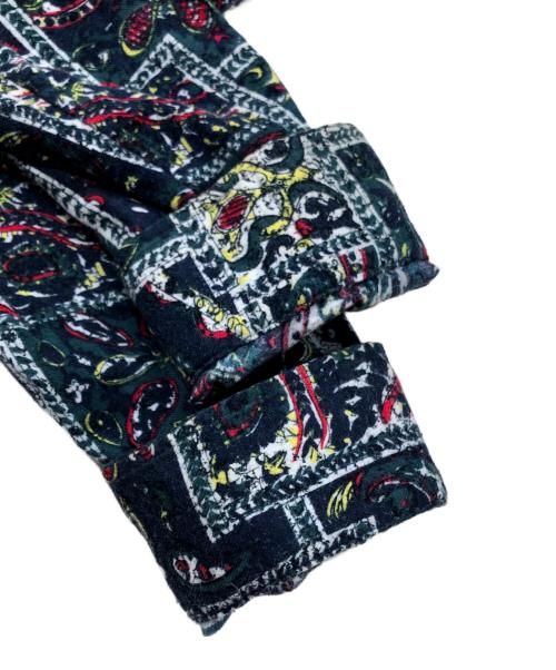 SUPREME（シュプリーム）SUPREME (シュプリーム) ペイズリー柄ジップシャツ グリーン サイズ:Sの古着・服飾アイテム