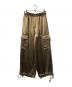 Whim Gazette（ウィムガゼット）の古着「サテンドロストパンツ」｜オリーブ