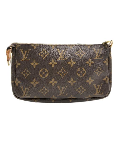 LOUIS VUITTON（ルイ ヴィトン）LOUIS VUITTON (ルイ ヴィトン) ショルダーバッグ/モノグラム/ポシェット・アクセソワール ブラウンの古着・服飾アイテム