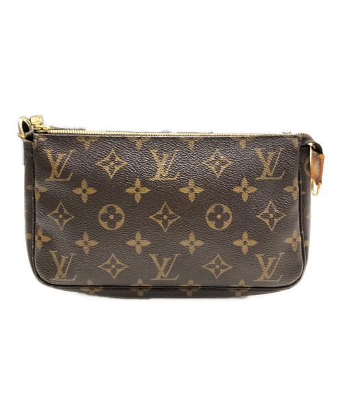 LOUIS VUITTON（ルイ ヴィトン）LOUIS VUITTON (ルイ ヴィトン) ショルダーバッグ/モノグラム/ポシェット・アクセソワール ブラウンの古着・服飾アイテム