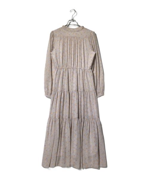 CELFORD（セルフォード）CELFORD (セルフォード) ボウタイティアードワンピース ピンク サイズ:38の古着・服飾アイテム