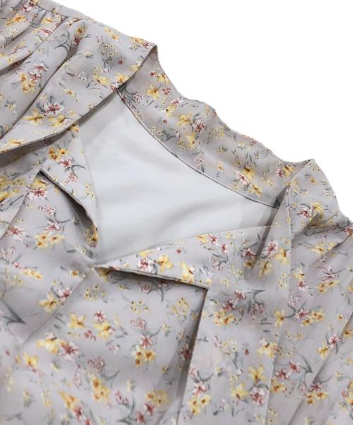 CELFORD（セルフォード）CELFORD (セルフォード) ボウタイティアードワンピース ピンク サイズ:38の古着・服飾アイテム