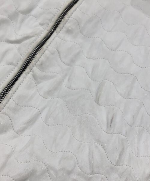 NEIL BARRETT（ニールバレット）NEIL BARRETT (ニールバレット) レザージャケット アイボリー サイズ:XSの古着・服飾アイテム