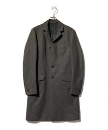 ATTACHMENT（アタッチメント）の古着「カシミヤ混平二重メルトンチェスターコート」｜グレー