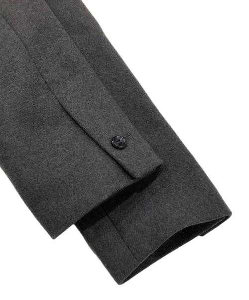 ATTACHMENT（アタッチメント）ATTACHMENT (アタッチメント) カシミヤ混平二重メルトンチェスターコート グレー サイズ:2の古着・服飾アイテム