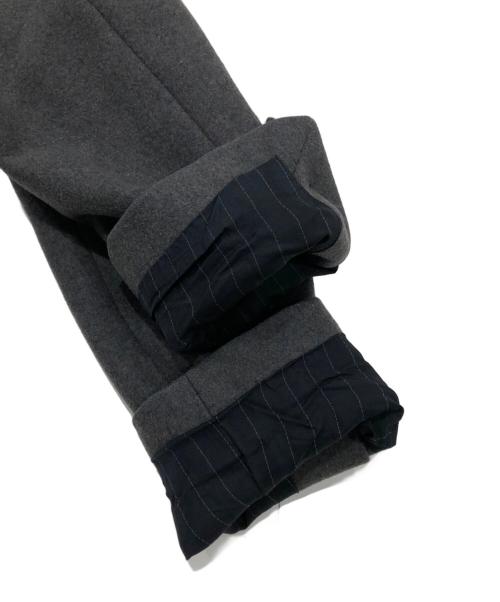 ATTACHMENT（アタッチメント）ATTACHMENT (アタッチメント) カシミヤ混平二重メルトンチェスターコート グレー サイズ:2の古着・服飾アイテム