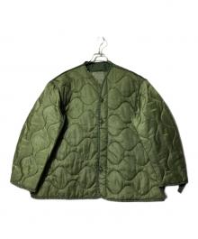 US ARMY（ユーエスアーミー）の古着「キルティングライナージャケット」｜グリーン