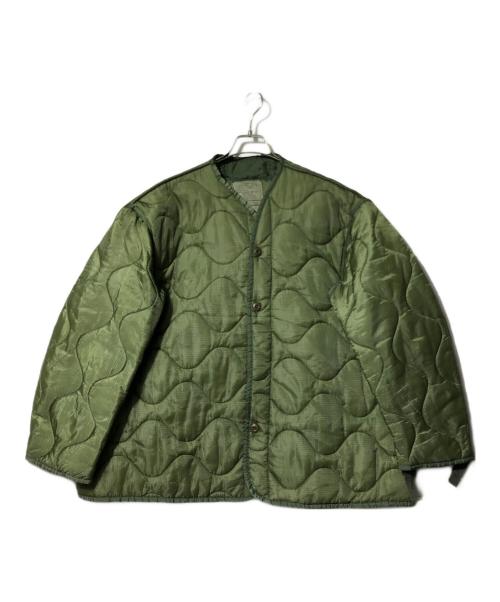 US ARMY（ユーエスアーミー）US ARMY (ユーエスアーミー) キルティングライナージャケット グリーン サイズ:XLの古着・服飾アイテム
