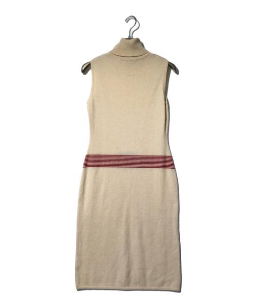 FOXEY（フォクシー）FOXEY (フォクシー) カシミヤニットワンピース ベージュ サイズ:40の古着・服飾アイテム