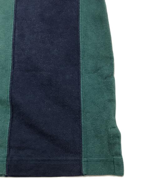 POLO SPORT（ポロスポーツ）POLO SPORT (ポロスポーツ) ラガーシャツ グリーン×ネイビー サイズ:Lの古着・服飾アイテム