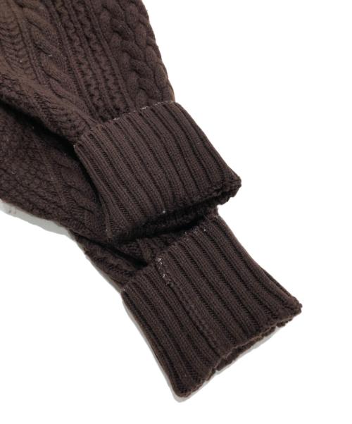 BATONER（バトナ―）BATONER (バトナ―) アシンメトリーカーディガン ブラウン サイズ:1の古着・服飾アイテム