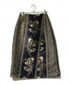 Ameriアメリ）の古着「IMANE JACQUARD WRAP SKIRT」｜ブラック