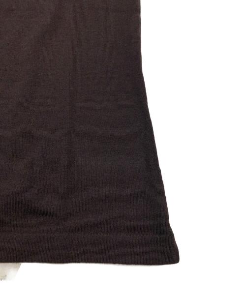 Zanone（ザノーネ）Zanone (ザノーネ) ウールニット ブラウン サイズ:40の古着・服飾アイテム