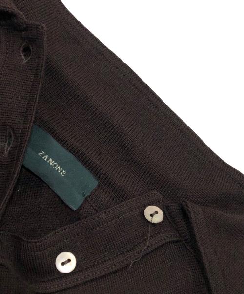 Zanone（ザノーネ）Zanone (ザノーネ) ウールニット ブラウン サイズ:40の古着・服飾アイテム