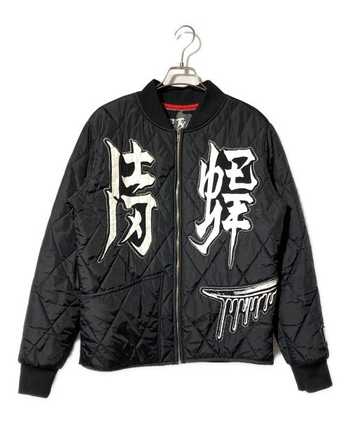 KRAZY BEE（クレイジー・ビー）KRAZY BEE (クレイジー・ビー) 山本KID-キルティングスカジャン ブラック サイズ:Ｍの古着・服飾アイテム