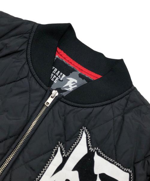 KRAZY BEE（クレイジー・ビー）KRAZY BEE (クレイジー・ビー) 山本KID-キルティングスカジャン ブラック サイズ:Ｍの古着・服飾アイテム