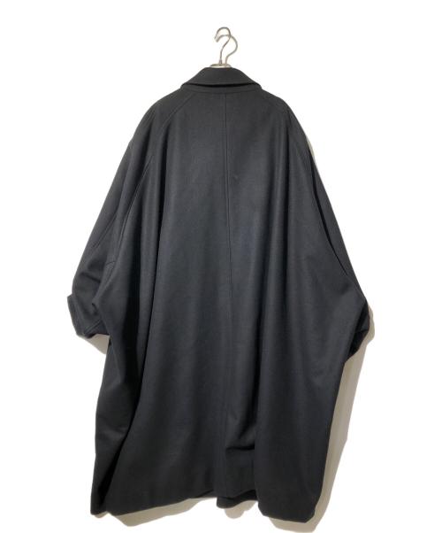 NEMETH（ネメス）NEMETH (ネメス) Wool100% Melton Coat ブラック サイズ:Ｌの古着・服飾アイテム