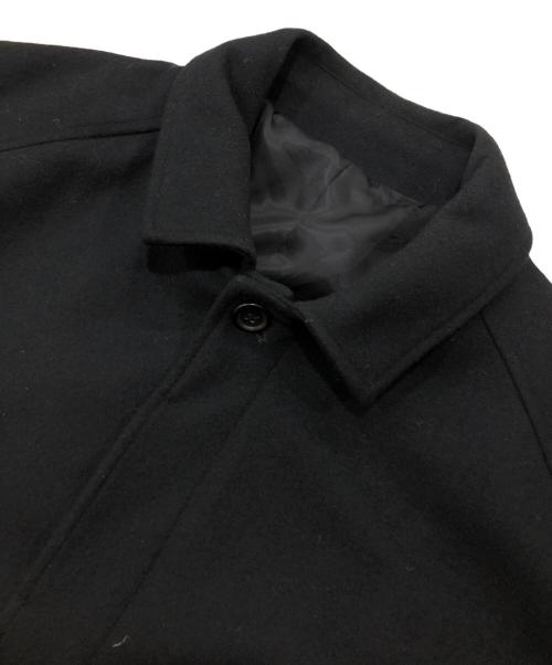 NEMETH（ネメス）NEMETH (ネメス) Wool100% Melton Coat ブラック サイズ:Ｌの古着・服飾アイテム