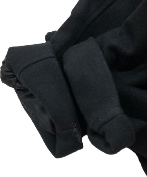 NEMETH（ネメス）NEMETH (ネメス) Wool100% Melton Coat ブラック サイズ:Ｌの古着・服飾アイテム