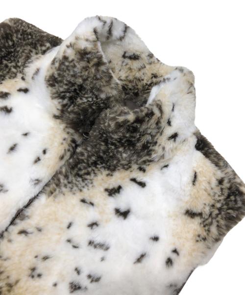 FUDA（フーダ）FUDA (フーダ) リバーシブルベスト ホワイト×ブラウン サイズ:Mの古着・服飾アイテム