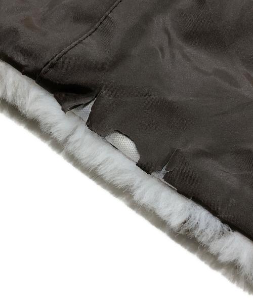 FUDA（フーダ）FUDA (フーダ) リバーシブルベスト ホワイト×ブラウン サイズ:Mの古着・服飾アイテム