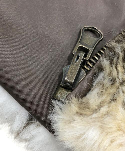 FUDA（フーダ）FUDA (フーダ) リバーシブルベスト ホワイト×ブラウン サイズ:Mの古着・服飾アイテム