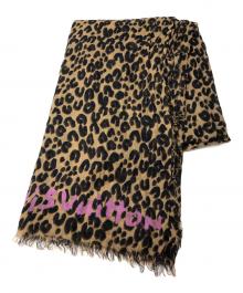 LOUIS VUITTON（ルイ ヴィトン）の古着「レオパードストール/エトール・レオパード」｜ブラウン