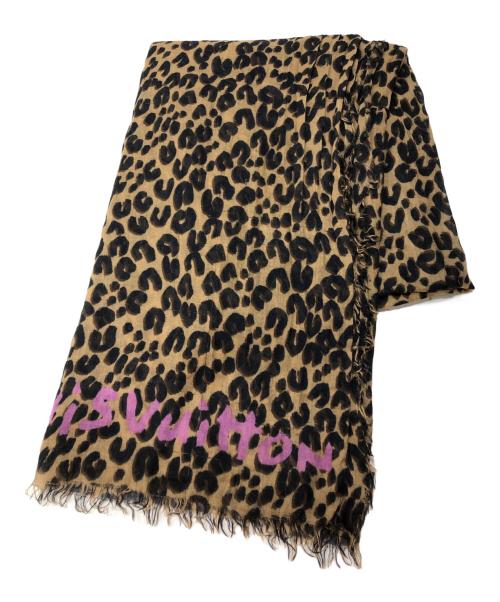 LOUIS VUITTON（ルイ ヴィトン）LOUIS VUITTON (ルイ ヴィトン) レオパードストール/エトール・レオパード ブラウンの古着・服飾アイテム