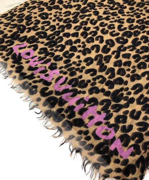 LOUIS VUITTON（ルイ ヴィトン）LOUIS VUITTON (ルイ ヴィトン) レオパードストール/エトール・レオパード ブラウンの古着・服飾アイテム