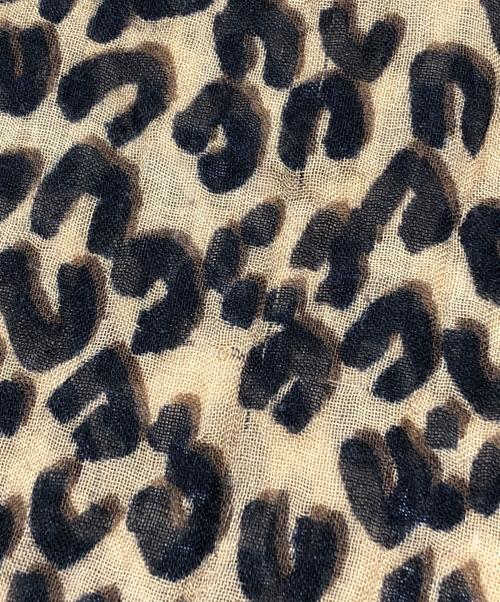 LOUIS VUITTON（ルイ ヴィトン）LOUIS VUITTON (ルイ ヴィトン) レオパードストール/エトール・レオパード ブラウンの古着・服飾アイテム