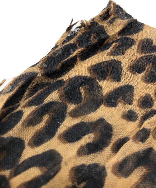 LOUIS VUITTON（ルイ ヴィトン）LOUIS VUITTON (ルイ ヴィトン) レオパードストール/エトール・レオパード ブラウンの古着・服飾アイテム