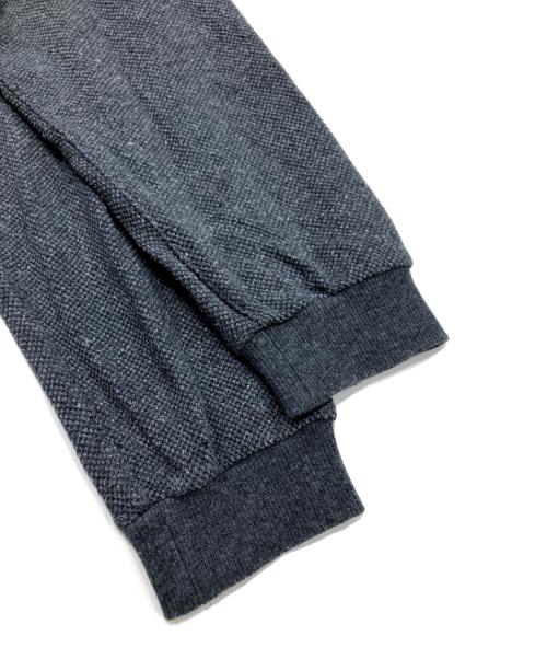 cornier（コルニエ）cornier (コルニエ) SILK NEP HEAVY MOSS STITCH POLO SHIRTS グレー サイズ:Lの古着・服飾アイテム