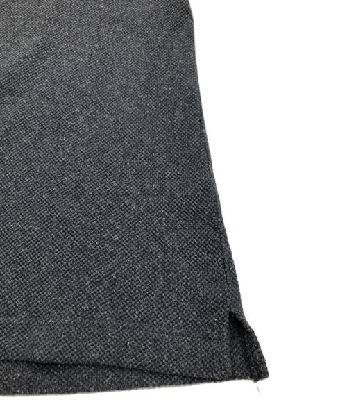 cornier（コルニエ）cornier (コルニエ) SILK NEP HEAVY MOSS STITCH POLO SHIRTS グレー サイズ:Lの古着・服飾アイテム