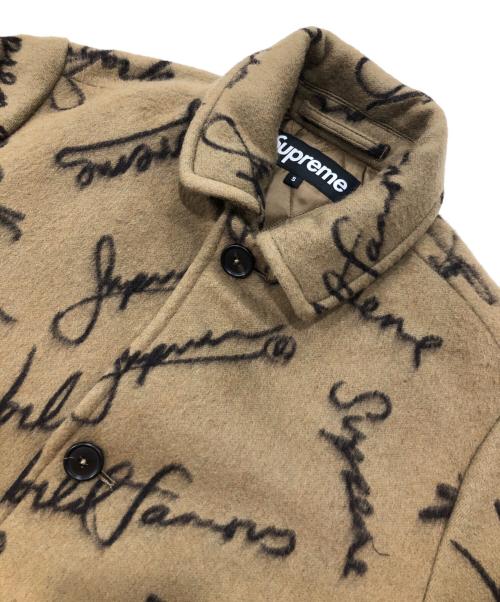 SUPREME（シュプリーム）SUPREME (シュプリーム) Script Logos Wool Overcoat オリーブ サイズ:Ｓの古着・服飾アイテム