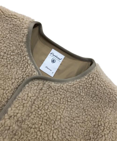 ORCIVAL（オーシバル）ORCIVAL (オーシバル) ボアジャケット ベージュ サイズ:1の古着・服飾アイテム