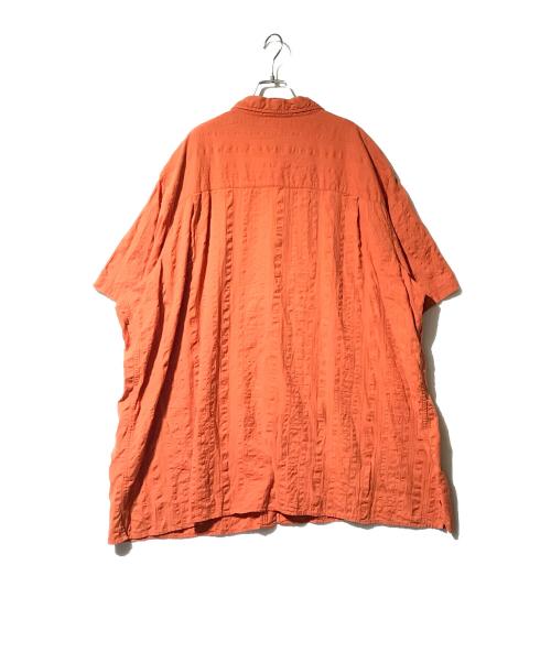 KINGSIZE（キングサイズ）KINGSIZE (キングサイズ) オープンカラーシャツ オレンジ サイズ:4XLの古着・服飾アイテム