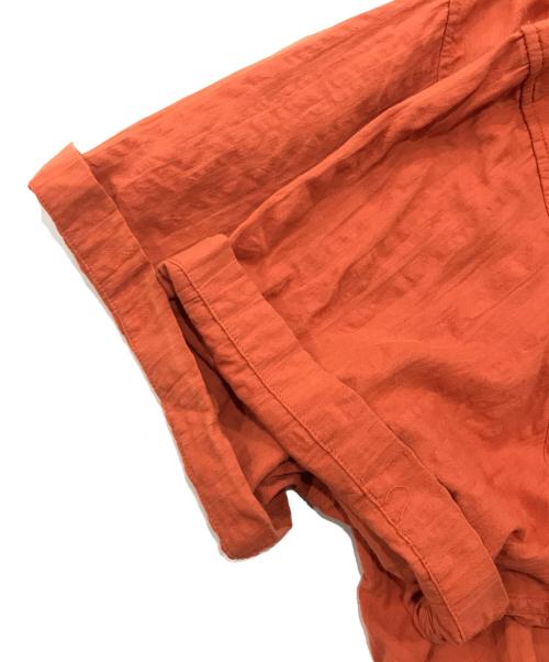 KINGSIZE（キングサイズ）KINGSIZE (キングサイズ) オープンカラーシャツ オレンジ サイズ:4XLの古着・服飾アイテム