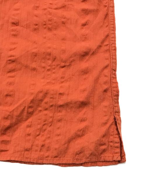 KINGSIZE（キングサイズ）KINGSIZE (キングサイズ) オープンカラーシャツ オレンジ サイズ:4XLの古着・服飾アイテム