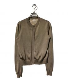 HERMES（エルメス）の古着「ツイルレーヌ-カーディガン」｜ベージュ