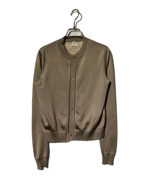 HERMES（エルメス）HERMES (エルメス) ツイルレーヌ-カーディガン ベージュ サイズ:34の古着・服飾アイテム