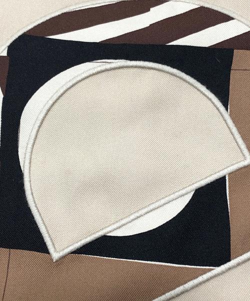 HERMES（エルメス）HERMES (エルメス) ツイルレーヌ-カーディガン ベージュ サイズ:34の古着・服飾アイテム