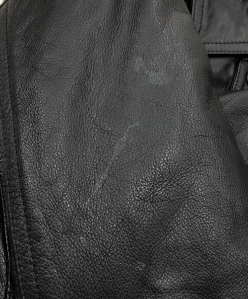 Suntory original design（サントリーオリジナルデザイン）Suntory original design (サントリーオリジナルデザイン) レザージャケット ブラック サイズ:Mの古着・服飾アイテム