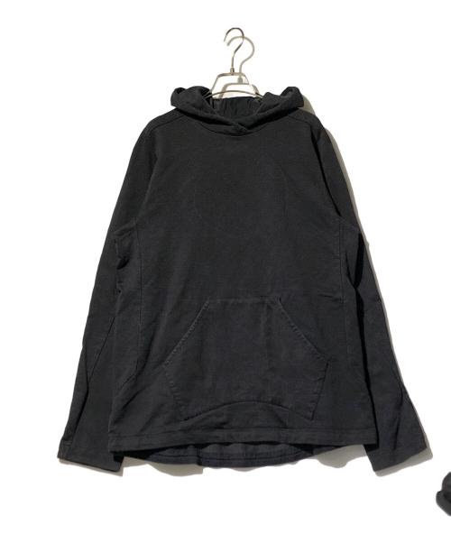 BYBORRE（バイボレ）BYBORRE (バイボレ) ジャガードニットフーディ パーカー ブラック サイズ:Lの古着・服飾アイテム