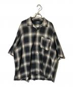 NAUTICAノーティカ）の古着「オンブレチェックシャツ」｜ブラック