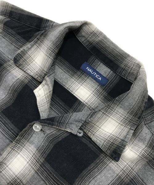 NAUTICA（ノーティカ）NAUTICA (ノーティカ) オンブレチェックシャツ ブラック サイズ:Ｍの古着・服飾アイテム