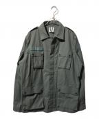 guardia di finanzaグアルディア・ディ・フィナンツァ）の古着「ワークジャケット／ヴィンテージジャケット」｜グレー
