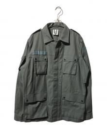 guardia di finanza（グアルディア・ディ・フィナンツァ）の古着「ワークジャケット／ヴィンテージジャケット」｜グレー
