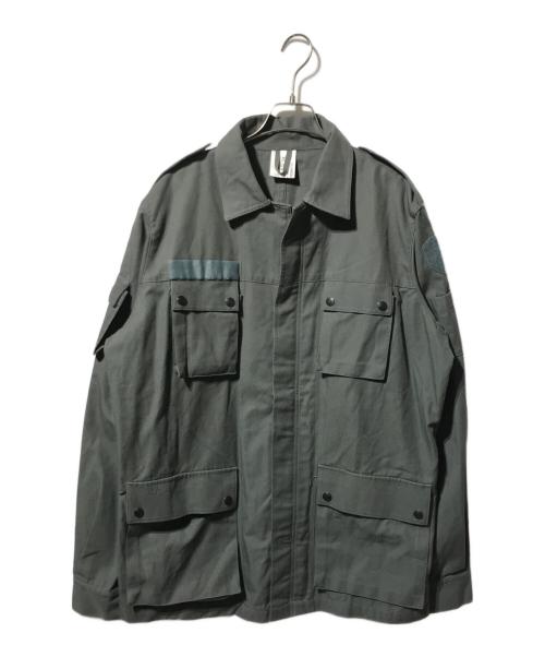 guardia di finanza（グアルディア・ディ・フィナンツァ）guardia di finanza (グアルディア・ディ・フィナンツァ) ワークジャケット／ヴィンテージジャケット グレー サイズ:52の古着・服飾アイテム