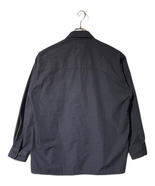 FOX FIRE（フォックスファイヤー）FOX FIRE (フォックスファイヤー) FREAK'S STORE (フリークストア) 別注 フィッシングポケット ロングスリーブ チェックシャツ ネイビー サイズ:Mの古着・服飾アイテム